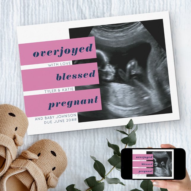 Redigerbara rubriker 2 Gravid för Rosa av fotoflot Meddelande (Skapare uppladdad)
