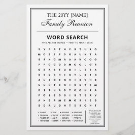 Redigerbara spel i Party, Ord-spel för familjeåter Flygblad