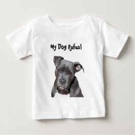 Redigerbara svart Pitbull Tee