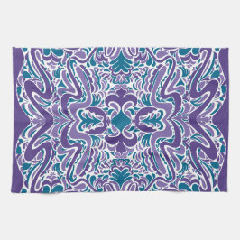 Redigerbara teckningar i färg kökshandduk