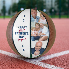 Redigerbart år för Pappa 3-fotot första Fars dag