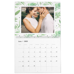 Redigerbart årsfoto för Tropical Lövs Kalender
