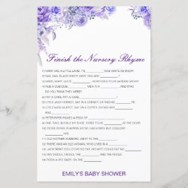 Redigerbart Avsluta Nursery Rhyme med svar