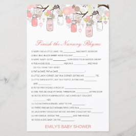 Redigerbart Avsluta Nursery Rhyme med svar