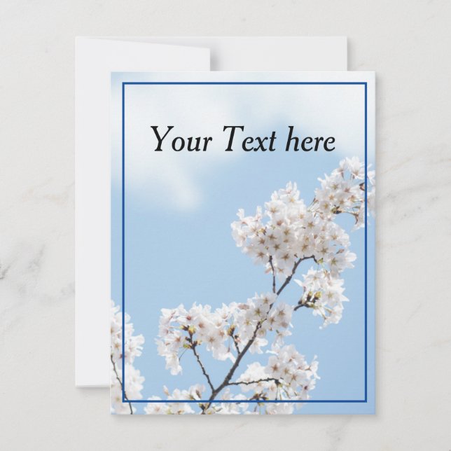 redigerbart blomsterkort julkort (Framsida)