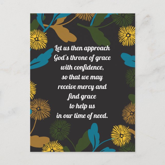 Redigerbart Dandelion svart vykort (Framsida)