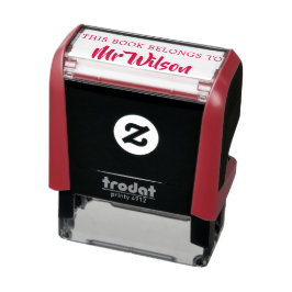 Redigerbart det här Bok-Tillhöret för bokplansskri Självfärgande Stämpel