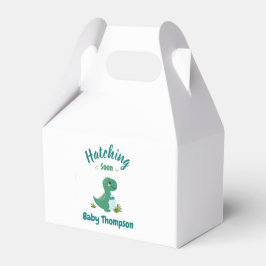 Redigerbart Dinosaur Pojke Shower Hating Soon Presentaskar