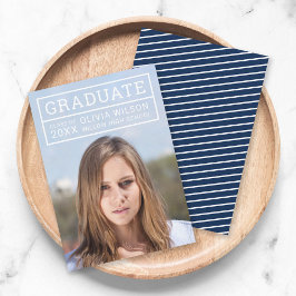 Redigerbart Färg Grid-foto-Student-meddelande Inbjudningar
