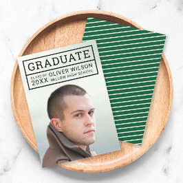Redigerbart Färg Grid-foto-Student-meddelande Inbjudningar