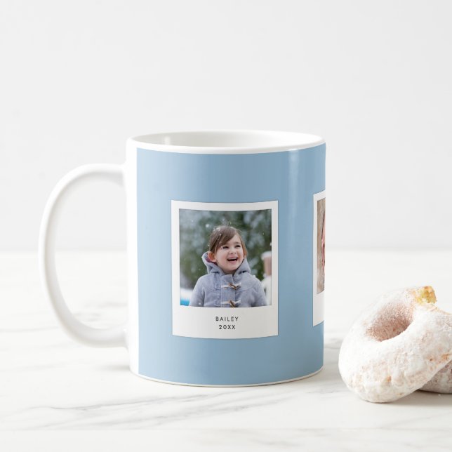Redigerbart Färg Helgdag-snabbfoto Stil Kaffemugg (Med munk)