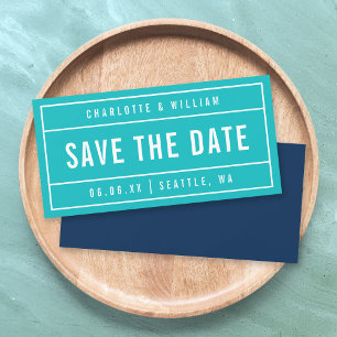 Redigerbart Färg Modern Borttaget fet Spara datum Datumet