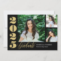 Redigerbart Färg Studenten-inbjudningar för radika