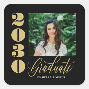 Redigerbart Färg Studenten-kvadrat S Fyrkantigt Klistermärke