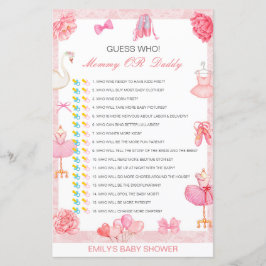 Redigerbart Gissa Vem, Mamma eller Pappa Barnkalas