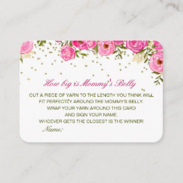 Redigerbart Hur stort är Mamma Belly Card Tilläggskort