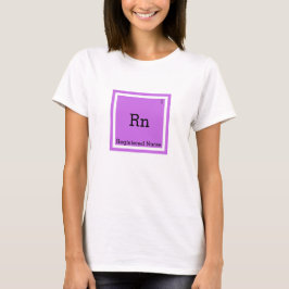 Redigerbart jobbregistrerat sjuksköterska Periodic T Shirt