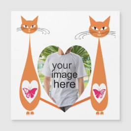 Redigerbart katt-Kärlek-hjärta - Anpassningsbar-te