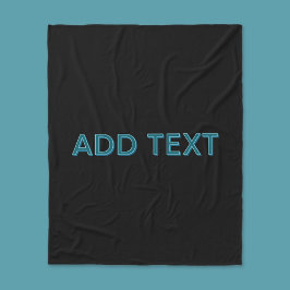 Redigerbart konturerat tecken med skugga fleecefilt