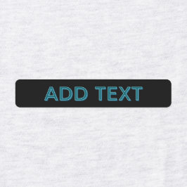 Redigerbart konturerat tecken med skugga klistermärke