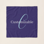 Redigerbart kursivt skript Monogram Purplish Blue<br><div class="desc">Redigerbar monogramdesign,  anpassa och ändra som du vill!</div>