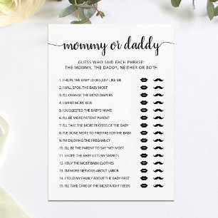 Redigerbart Mamma- eller babyvykort Inbjudningar