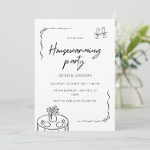 Redigerbart minimalistiskt Party