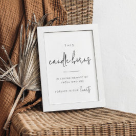 Redigerbart minnestecken för svart och vitt Bröllo Poster