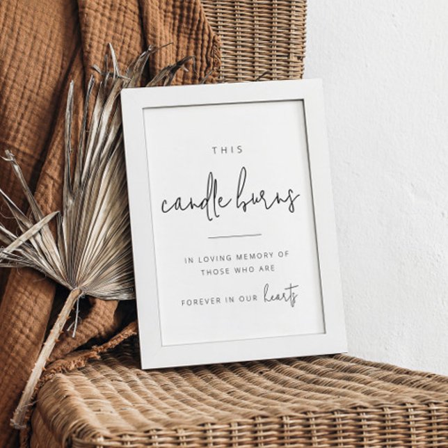 Redigerbart minnestecken för svart och vitt Bröllo Poster (Skapare uppladdad)