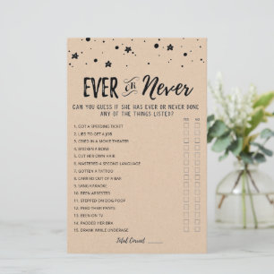 Redigerbart Möhippa, aldrig eller någonsin