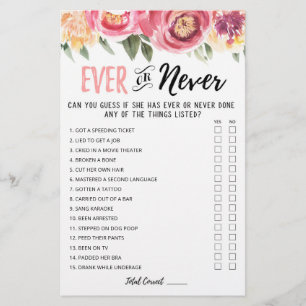 Redigerbart Möhippa, aldrig eller någonsin