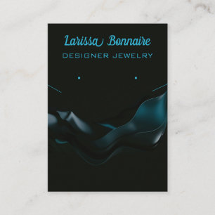 Redigerbart Mörk blått Vinkart judiskt innehavarko Visitkort