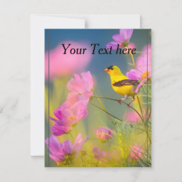 redigerbart naturkort julkort