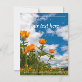 redigerbart naturkort julkort