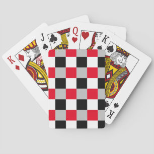 Redigerbart schackbräde mönster casinokort