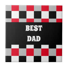 Redigerbart schackbräde mönster kakelplatta