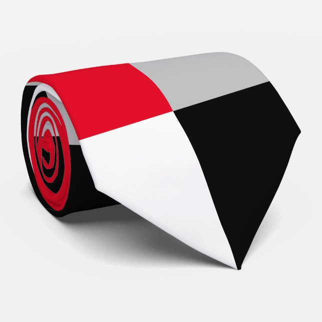 Redigerbart schackbräde mönster slips (Rullad)