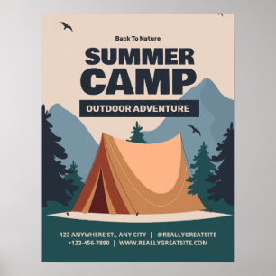 Redigerbart sommarläger, tillbaka till naturen-läg poster