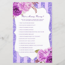 Redigerbart spel för Mamma Wearing Baby Shower