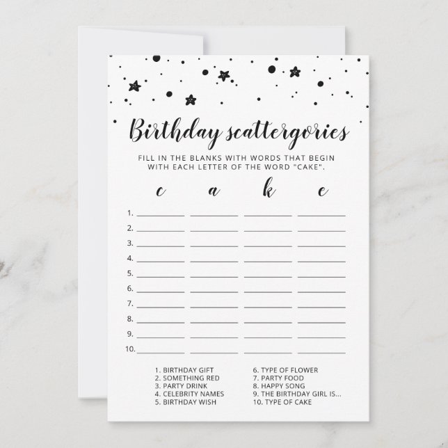 Redigerbart spelkort för födelsedagsskåp inbjudningar (Framsida)