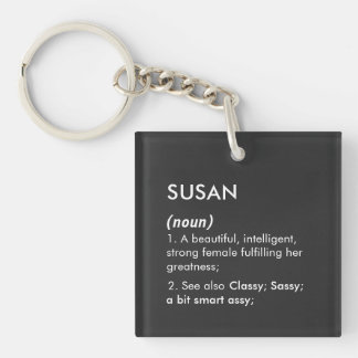 Redigerbart Susan namn definition, anpassat namn