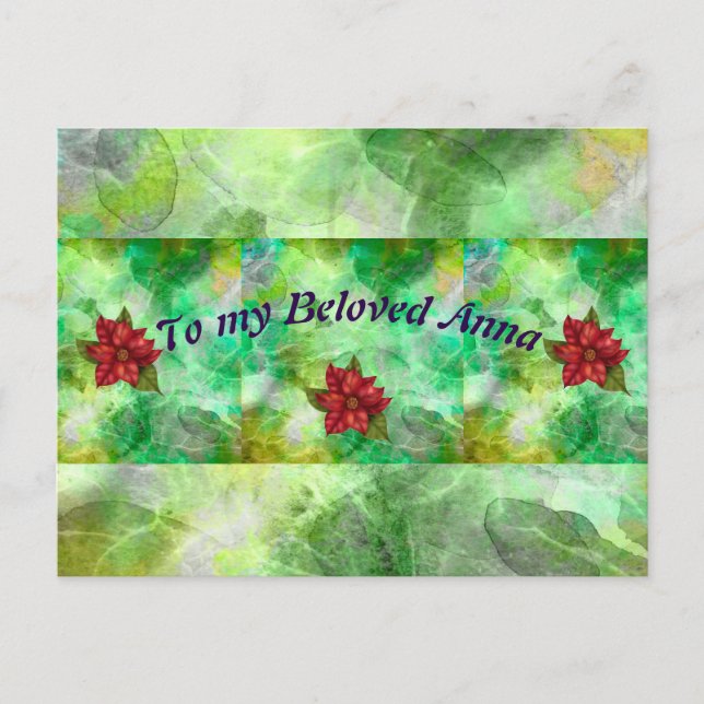 Redigerbart vykort för Valentine (Framsida)