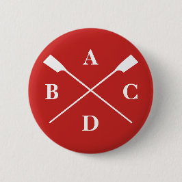 Reding cross oars monogram red knapp
