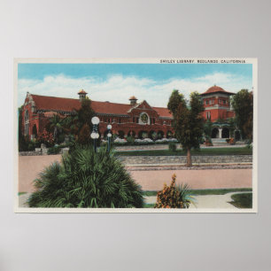 Redlands CA - beskåda av Smileybibliotek Poster