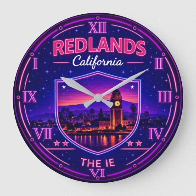 Redlands California Stor Klocka (Framsida)