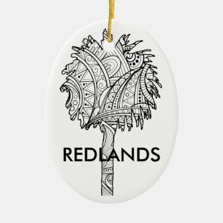 Redlands handflatan - julprydnad julgransprydnad keramik