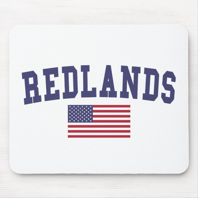 Redlands US Flagga Musmatta (Framsidan)