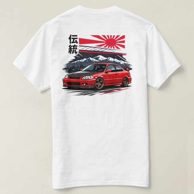 Redline Heritage Civic Tee (Design baksida)