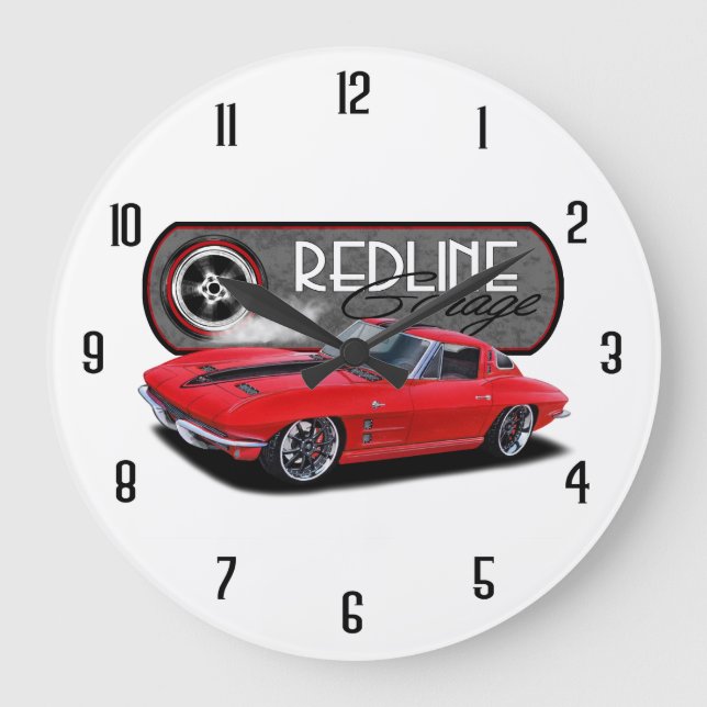 Redline Vette Stor Klocka (Framsida)