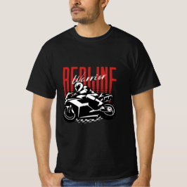 Redline Warrior: Motorcycle Riding T-Shirt